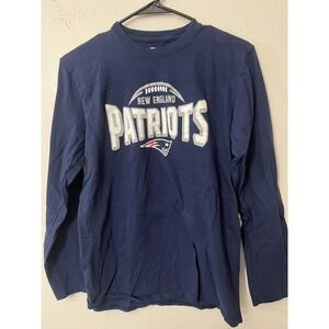 NFL Team Apparel New England Patriots Long Sleeve T-Shirt - Mens L NWT